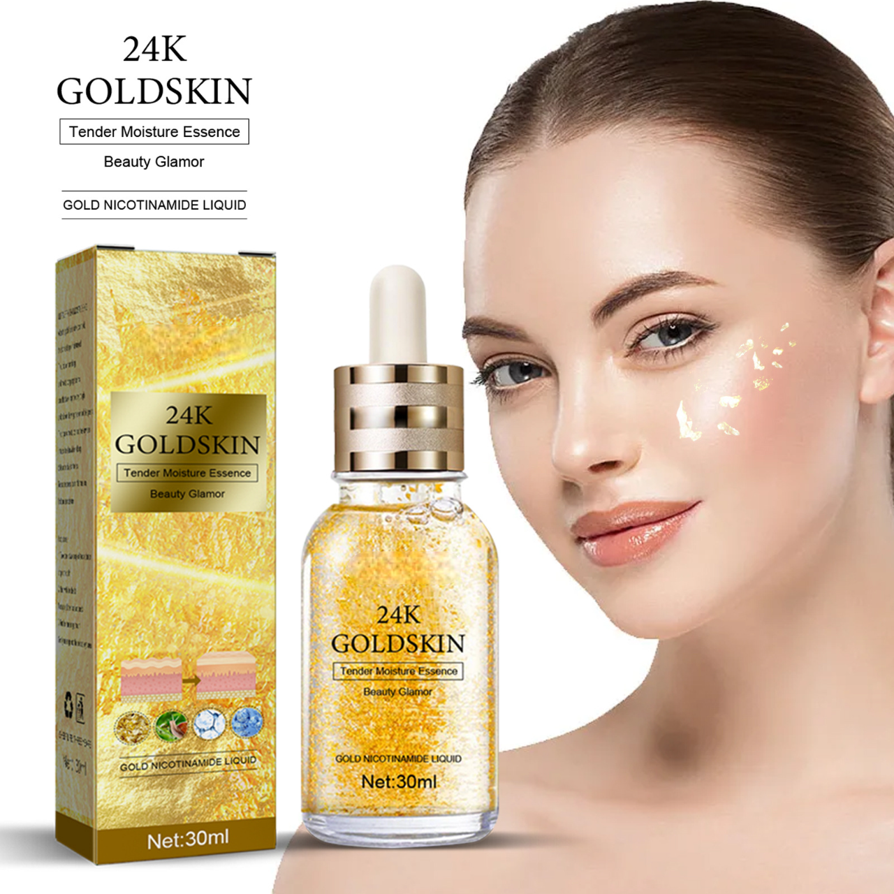 24K Gold Collagen Protein Serum