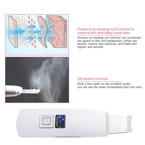 Ultrasonic Skin Scrubber Cleanser