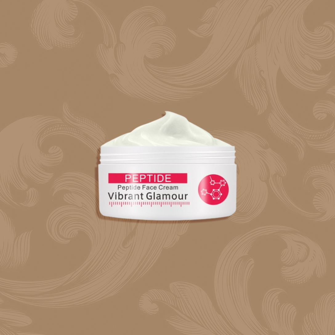 Body care Shea butter body cream on brown background